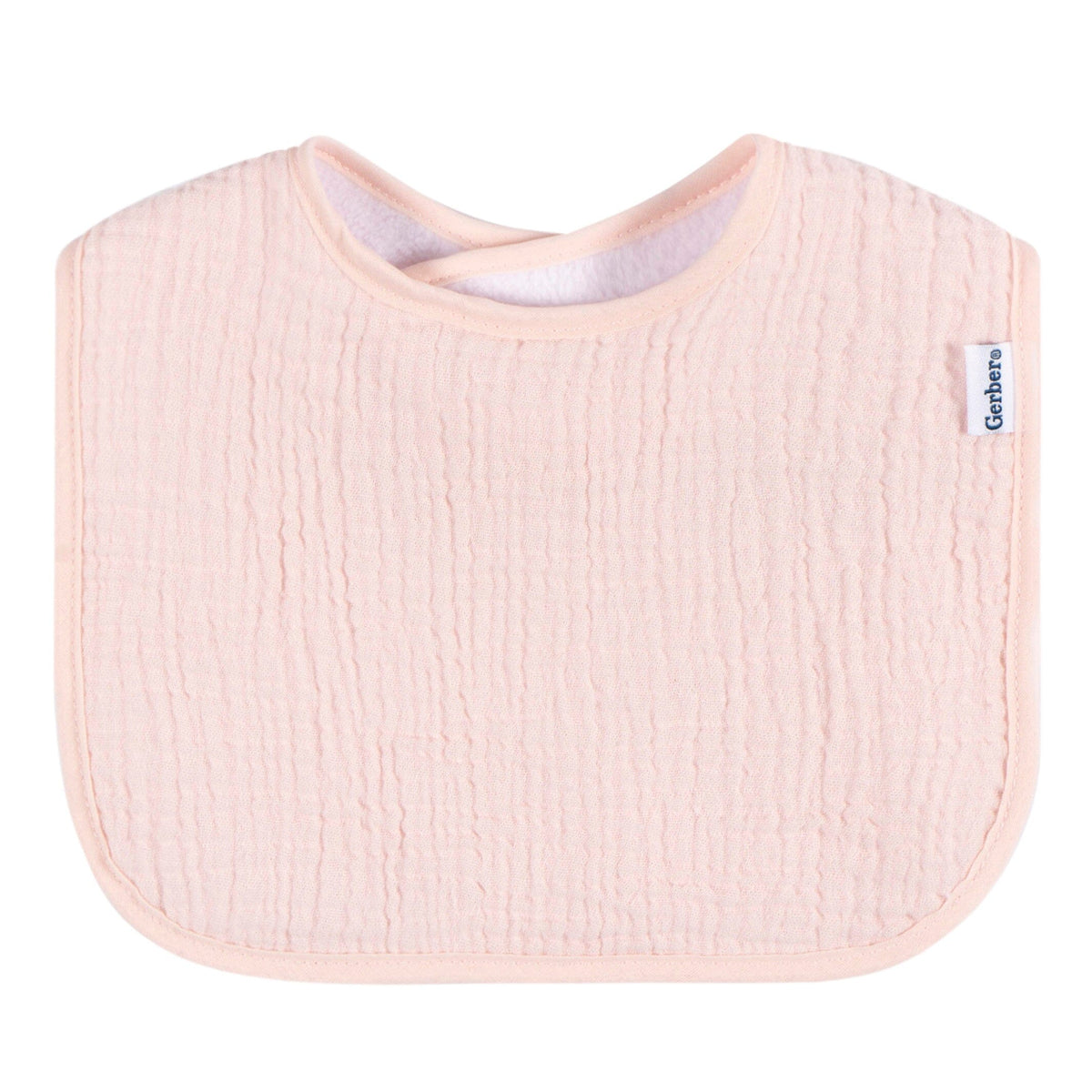 8-Pack Baby Girls Multi Drooling Bibs