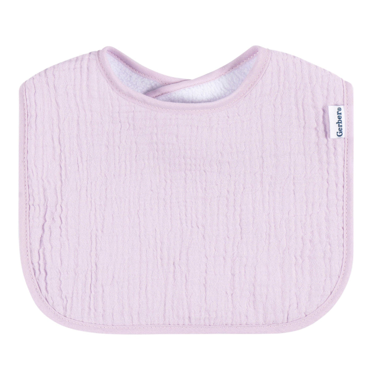 8-Pack Baby Girls Multi Drooling Bibs