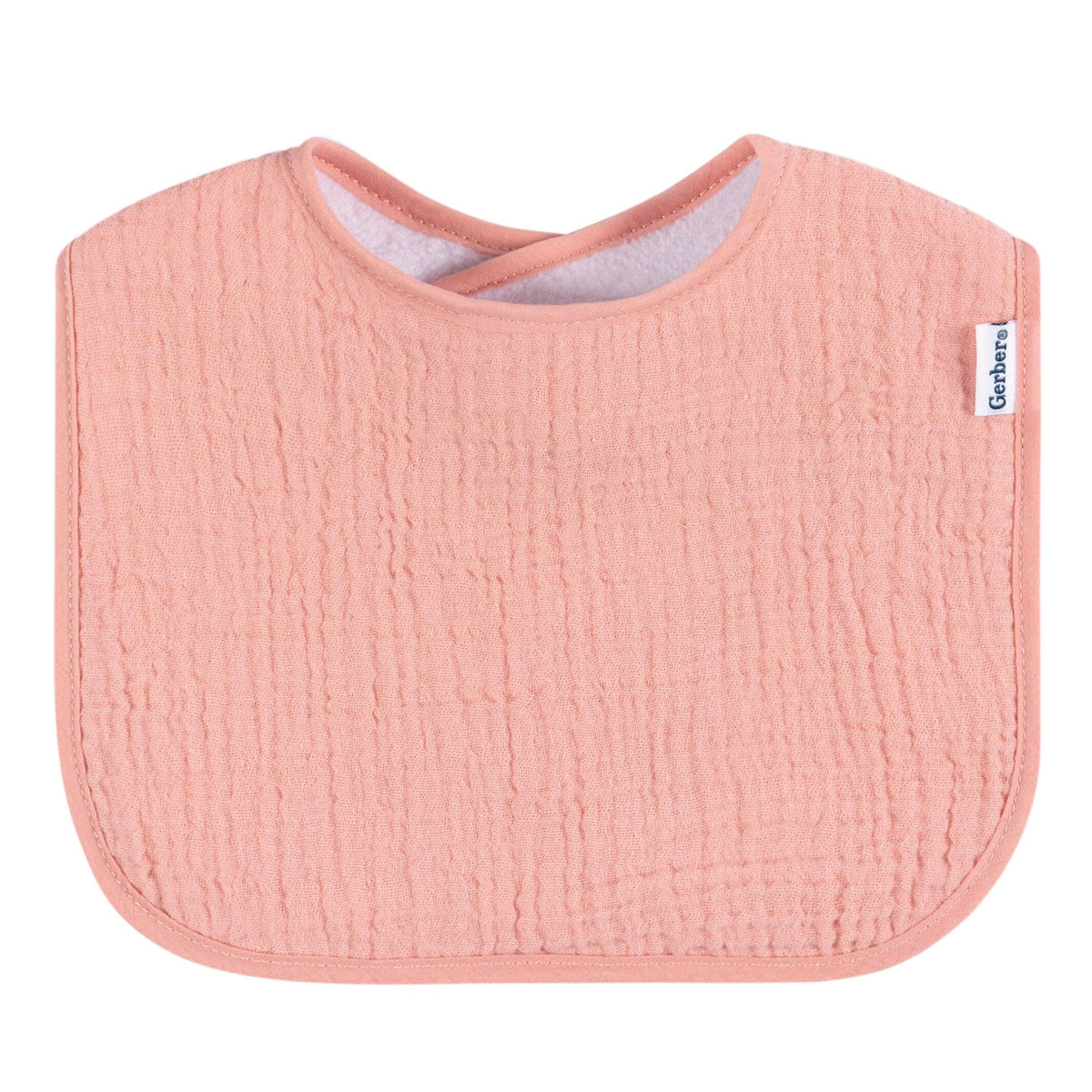 8-Pack Baby Girls Multi Drooling Bibs