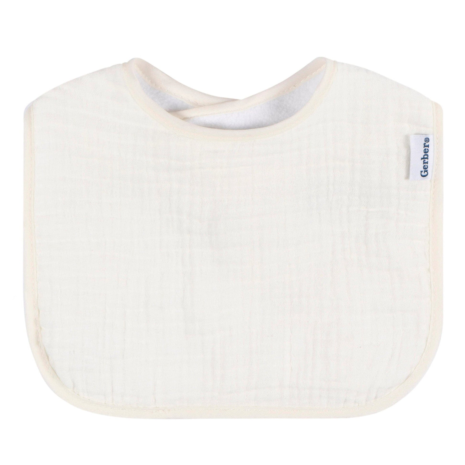8-Pack Baby Girls Multi Drooling Bibs