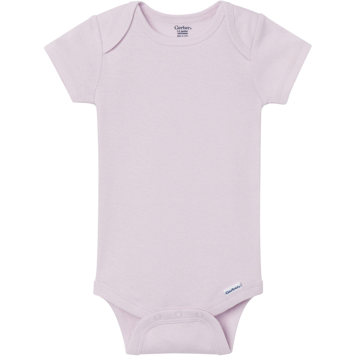 8-Pack Baby Girls Rainbow Short Sleeve Bodysuits onesies Gerber® 