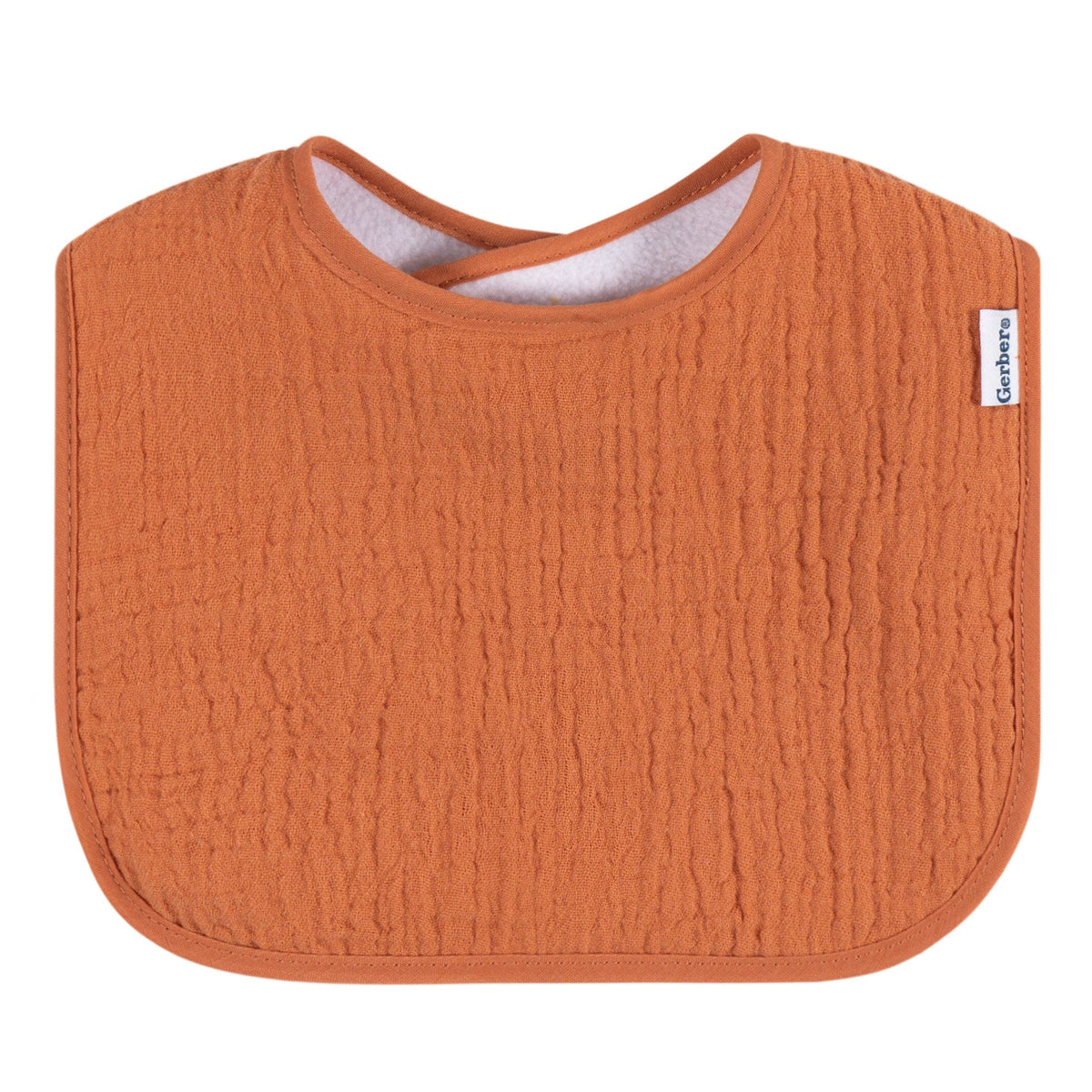 8-Pack Baby Neutral Multi Green Orange Drooling Bibs