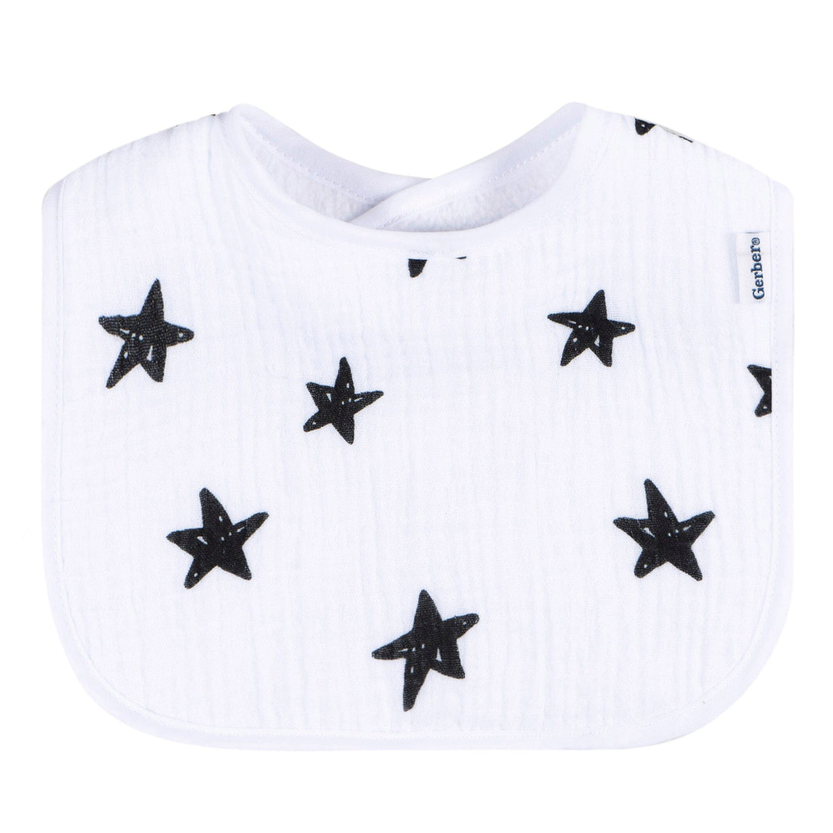 8-Pack Baby Neutral Multi White Drooling Bibs
