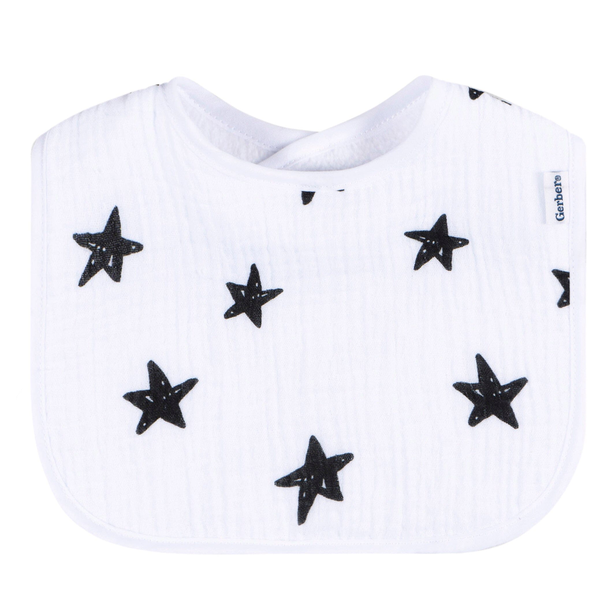 8-Pack Baby Neutral Multi White Drooling Bibs