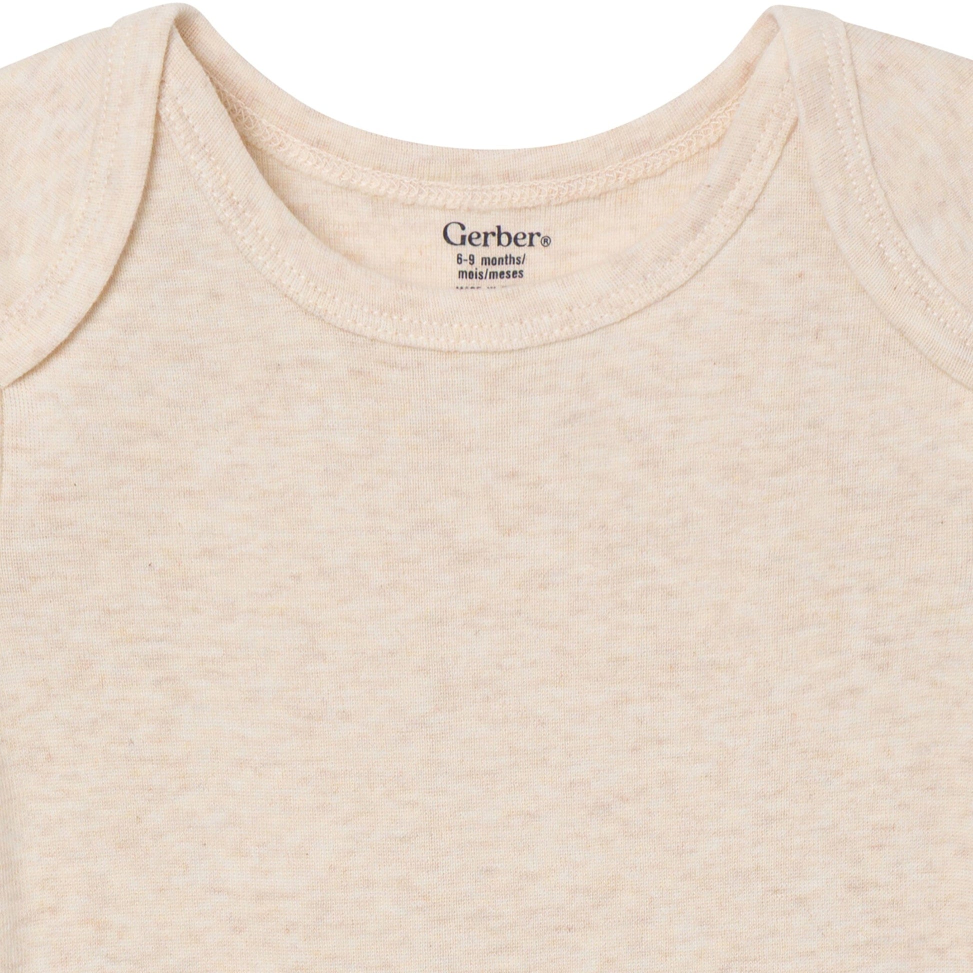 8-Pack Baby Neutral Neutral Tones Short Sleeve Bodysuits onesies Gerber® 