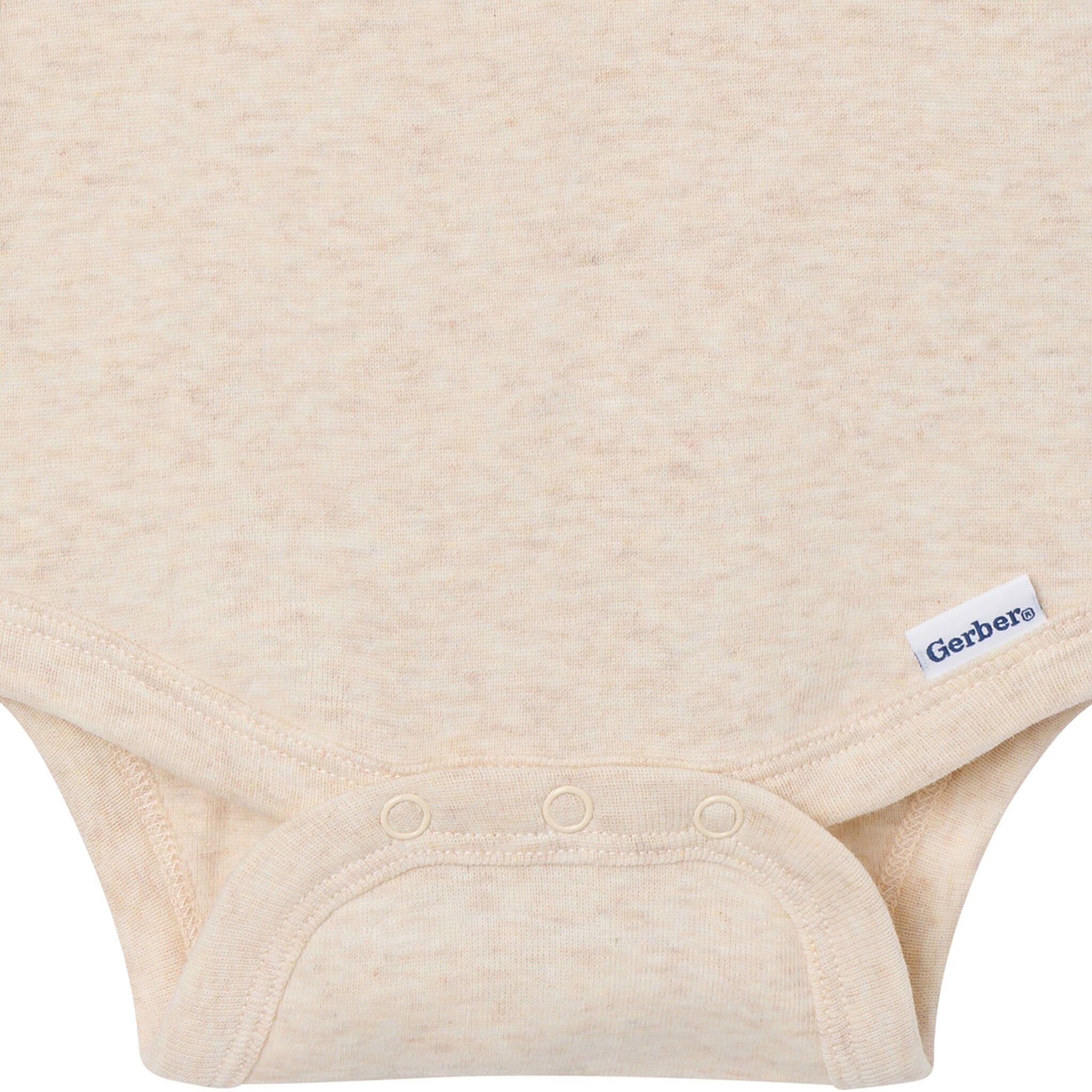 8-Pack Baby Neutral Neutral Tones Short Sleeve Bodysuits onesies Gerber® 