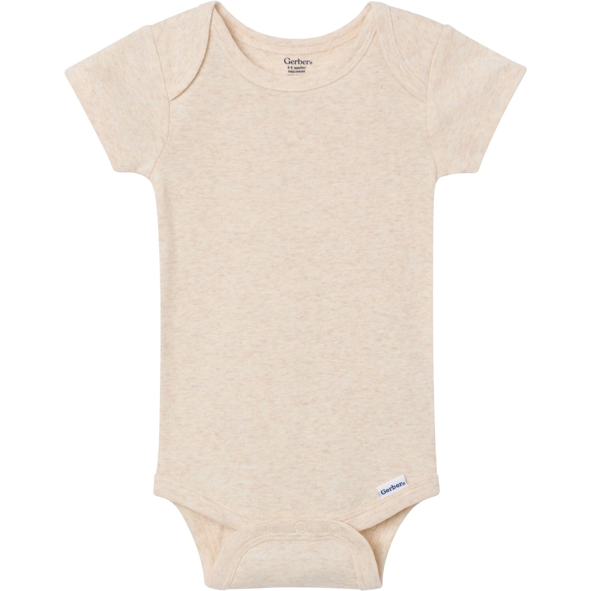 8-Pack Baby Neutral Neutral Tones Short Sleeve Bodysuits onesies Gerber® 
