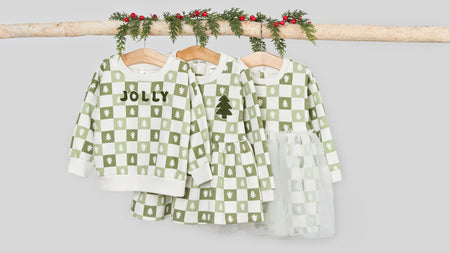Baby Girls Green Trees Tulle Dress