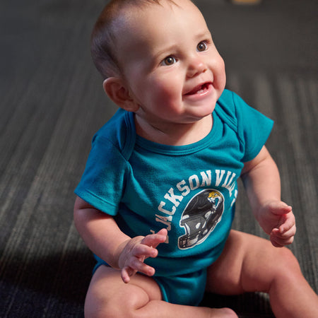 3-Pack Baby Boys Jacksonville Jaguars Short Sleeve Bodysuits