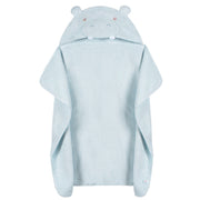 Baby Boys Blue Hippo Character Towel Bath Gerber® 