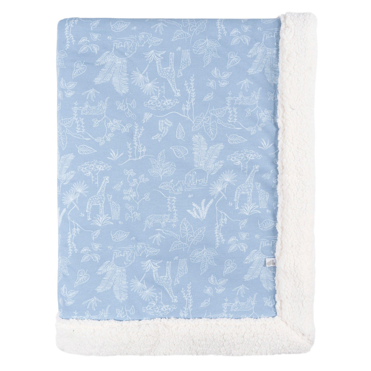 Baby Boys Blue Jungle Plush Blanket Blankets Gerber® 