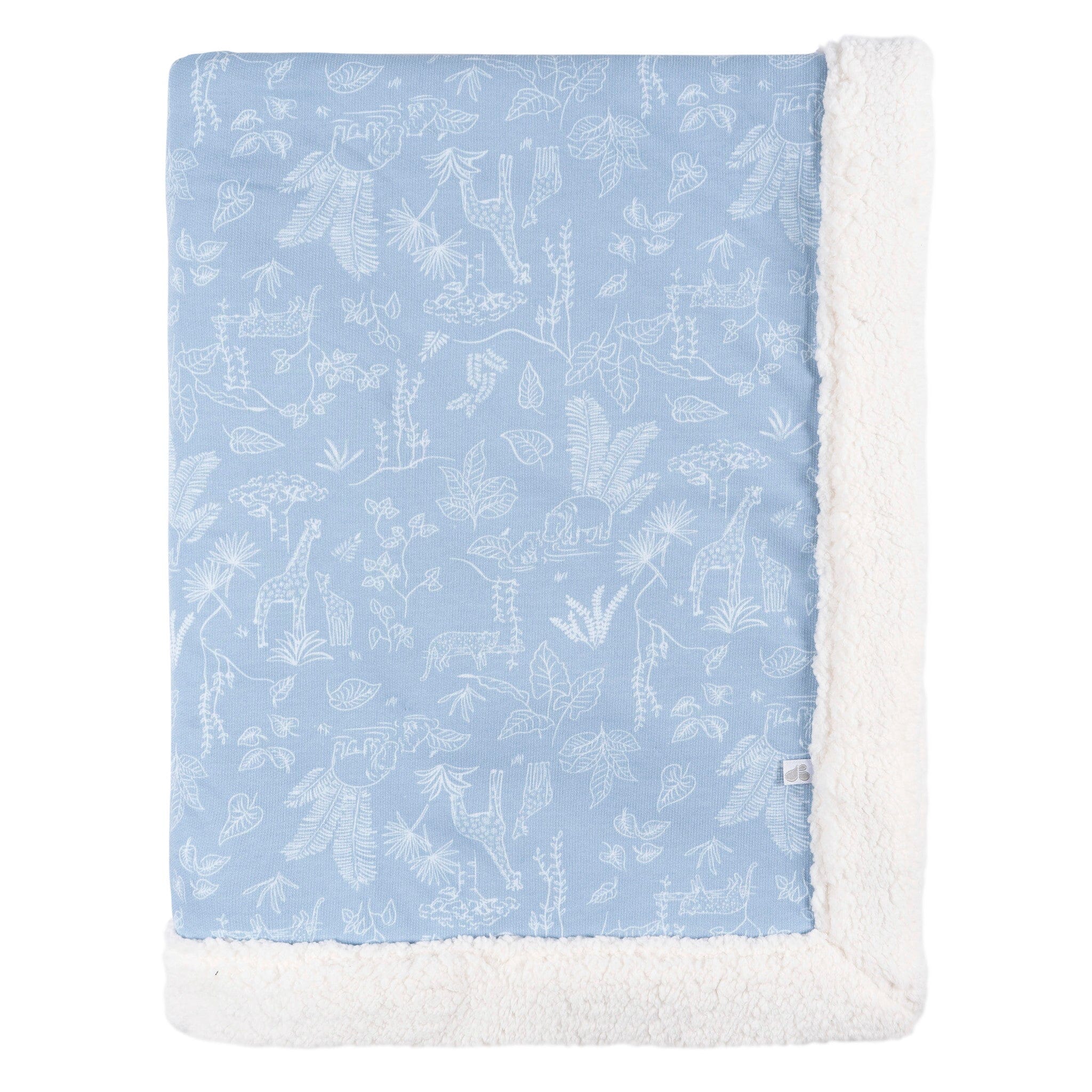 Baby Boys Blue Jungle Plush Blanket Blankets Gerber® 