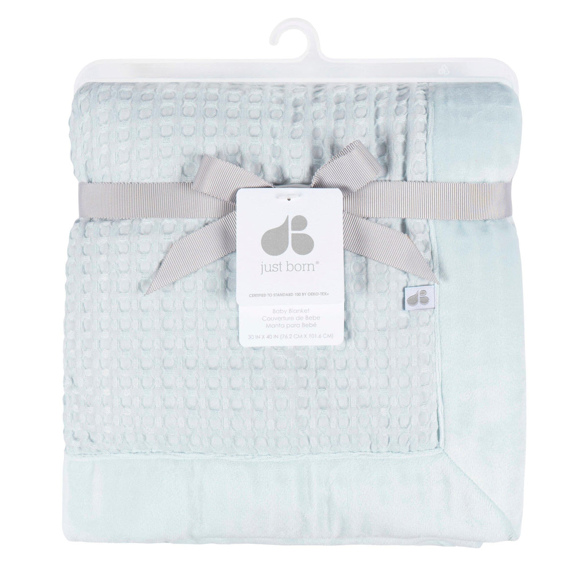 Baby Boys Blue Leaf Blanket Gerber® 