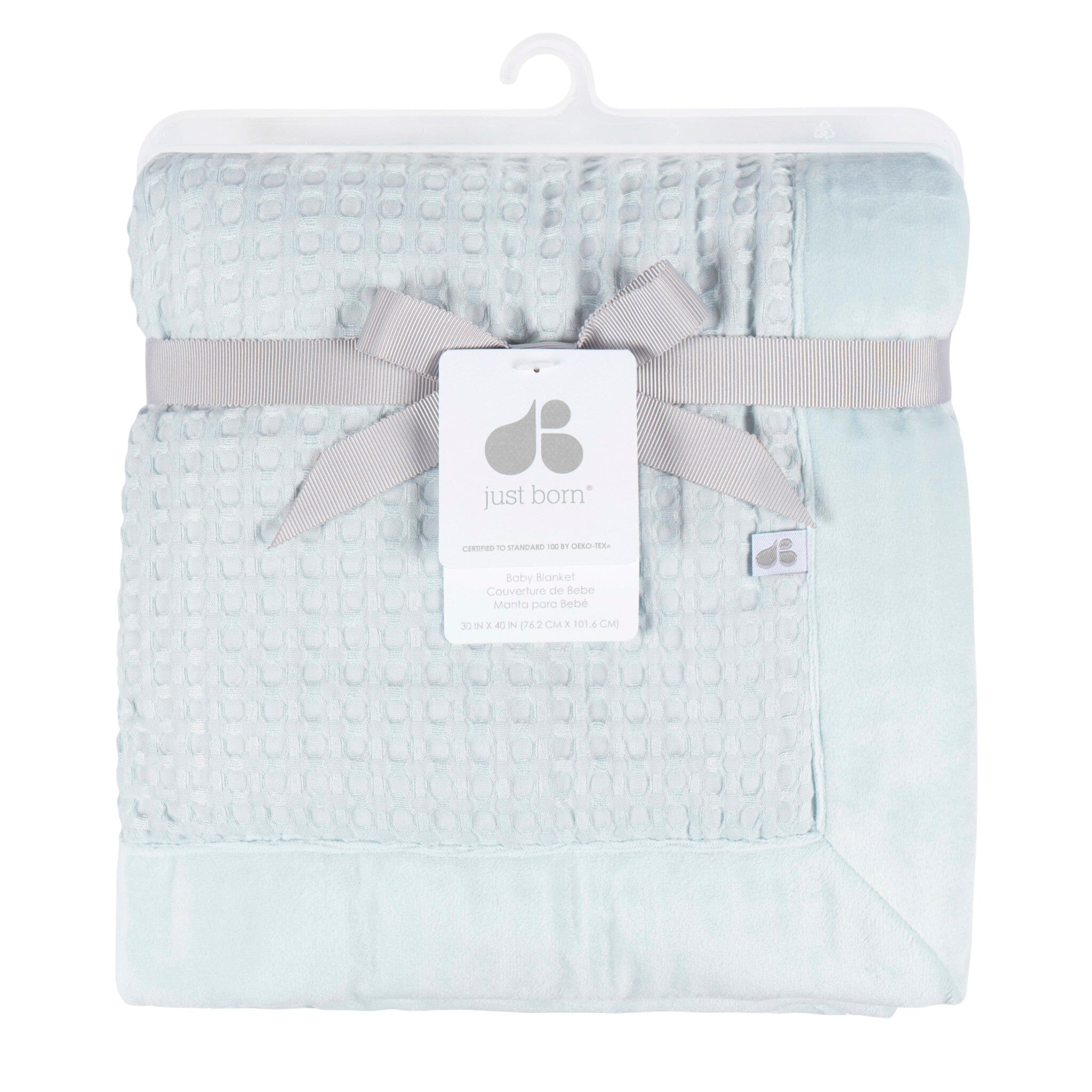 Baby Boys Blue Leaf Blanket Gerber® 