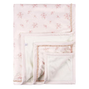 Baby Girls Pink Ivory Blanket Gerber® 