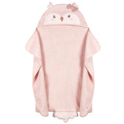 Baby Girls Pink Owl Character Towel Bath Gerber® 