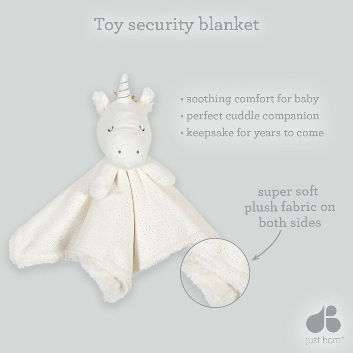 Baby Neutral Sloth Security Blanket blankets Just Born 