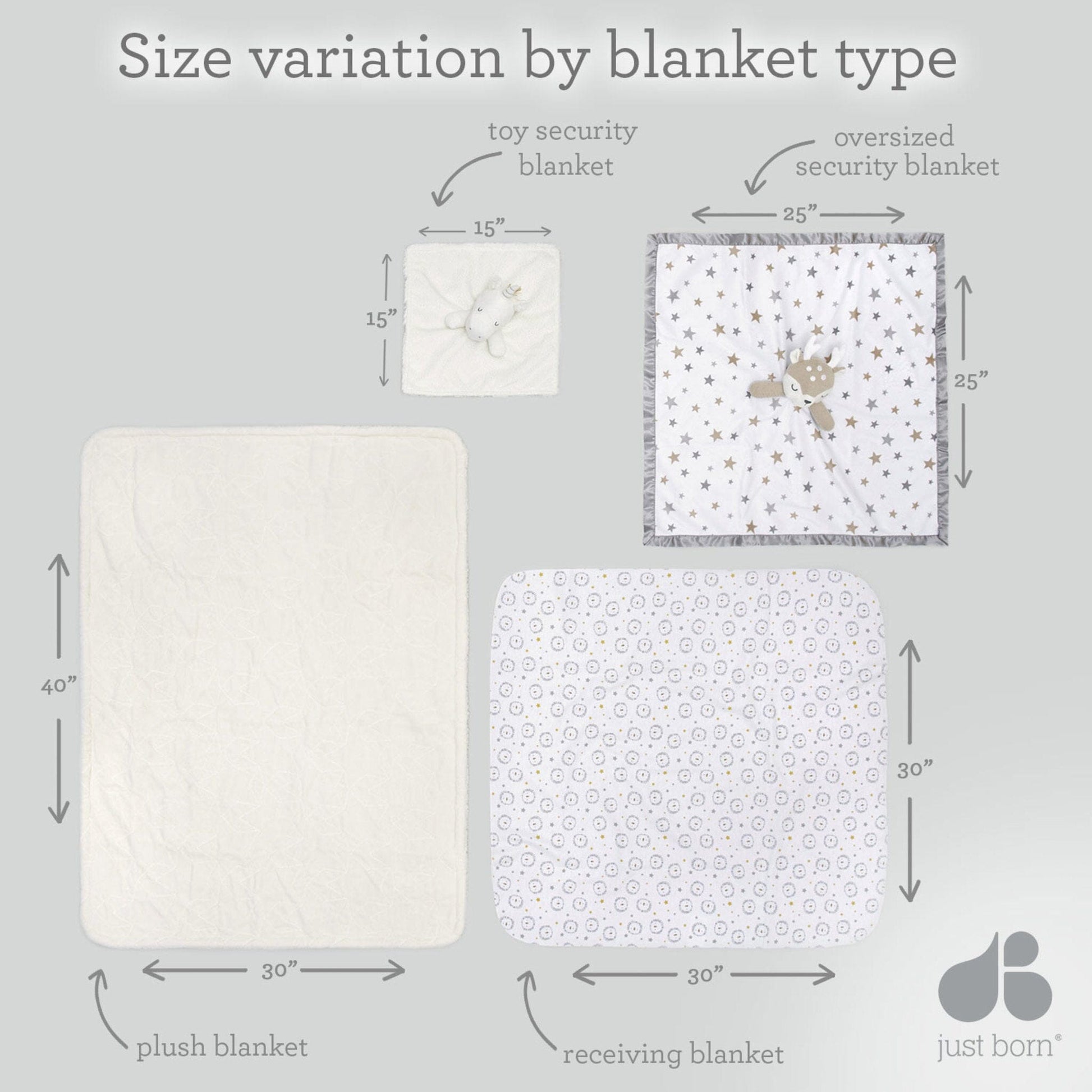 Baby Neutral Sloth Security Blanket blankets Just Born 