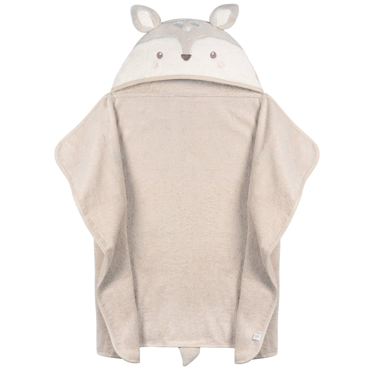 Baby Neutral Tan Baby Deer Character Towel Bath Gerber® 