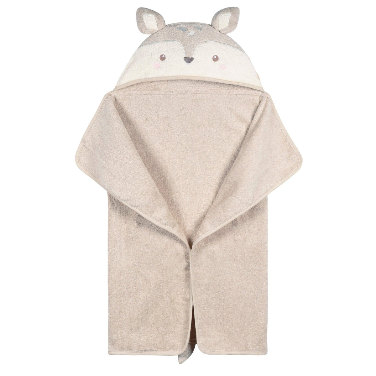Baby Neutral Tan Baby Deer Character Towel Bath Gerber® 