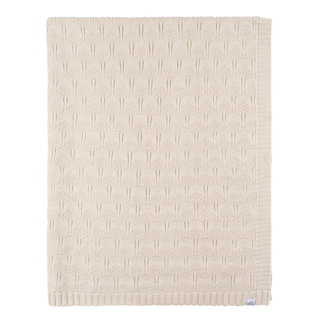 Baby Neutral Tan Sweater Knit Blanket