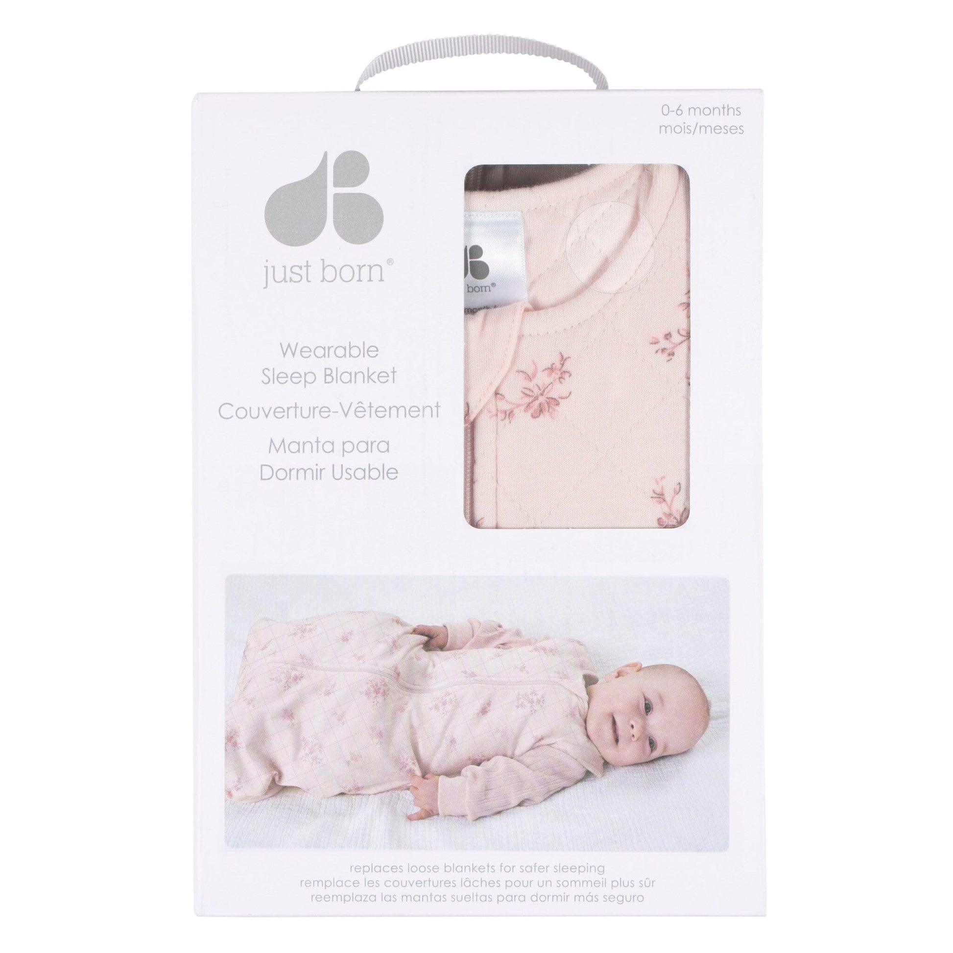 Baby Girls Pink Wearable Blanket Sleepwear Gerber® 