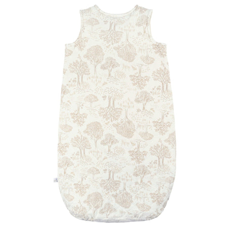 Baby Neutral Tan Trees Wearable Blanket
