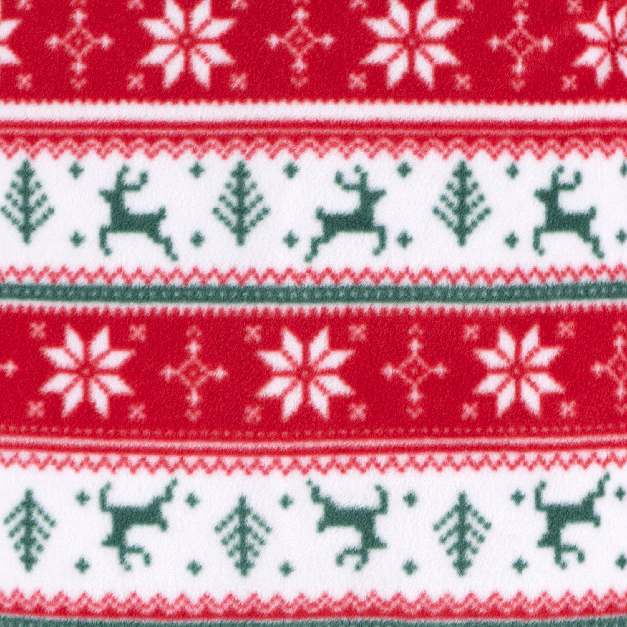 Baby & Toddler Neutral Deer Fairisle Footed Fleece Pajamas