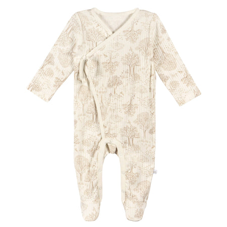 Baby Neutral Ivory Print Sleep 'N Play