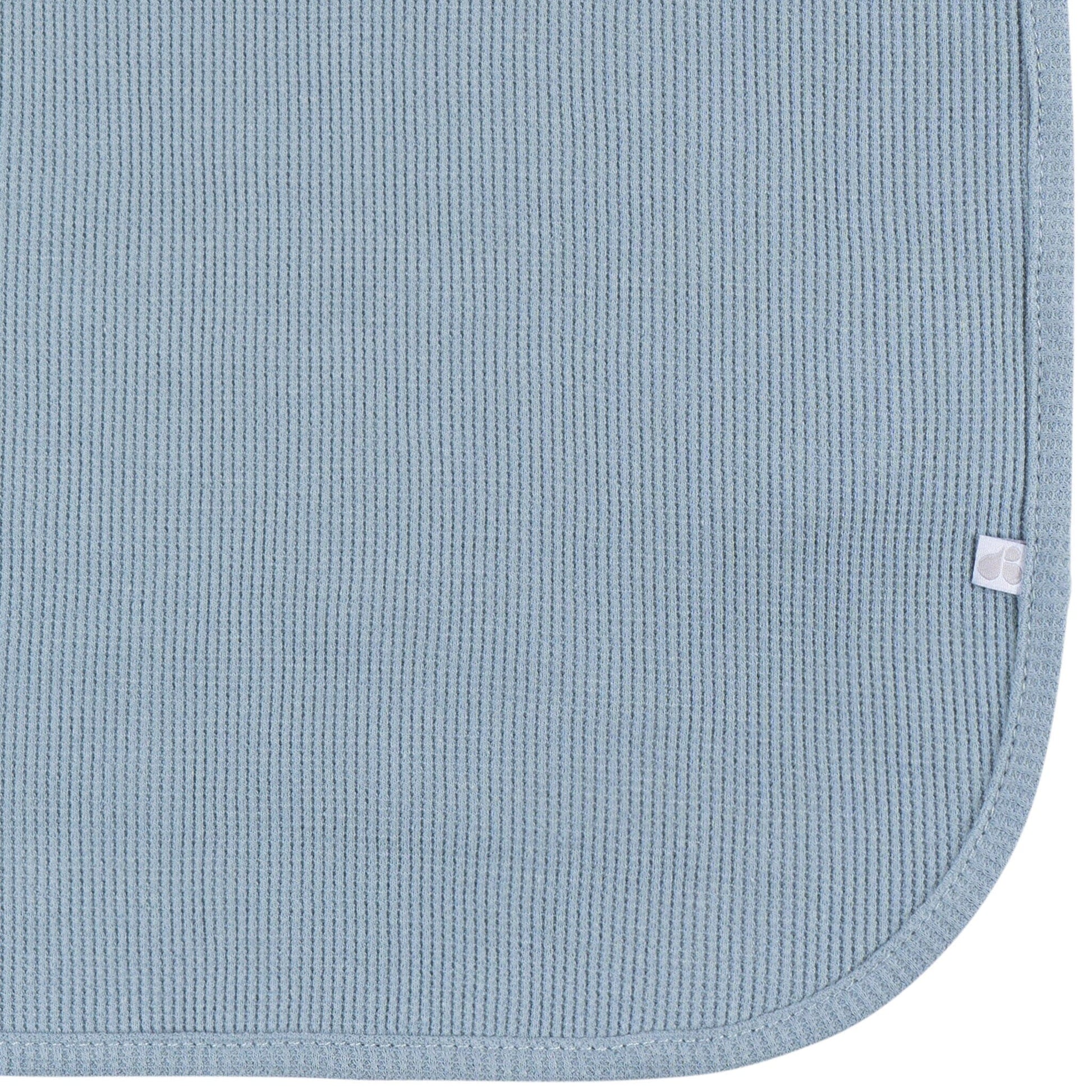 2-Pack Baby Boys Blue Leaf Cotton Thermal Blanket Blankets Gerber® 