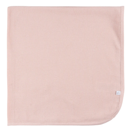 2-Pack Baby Girls Pink Floral Cotton Thermal Blankets