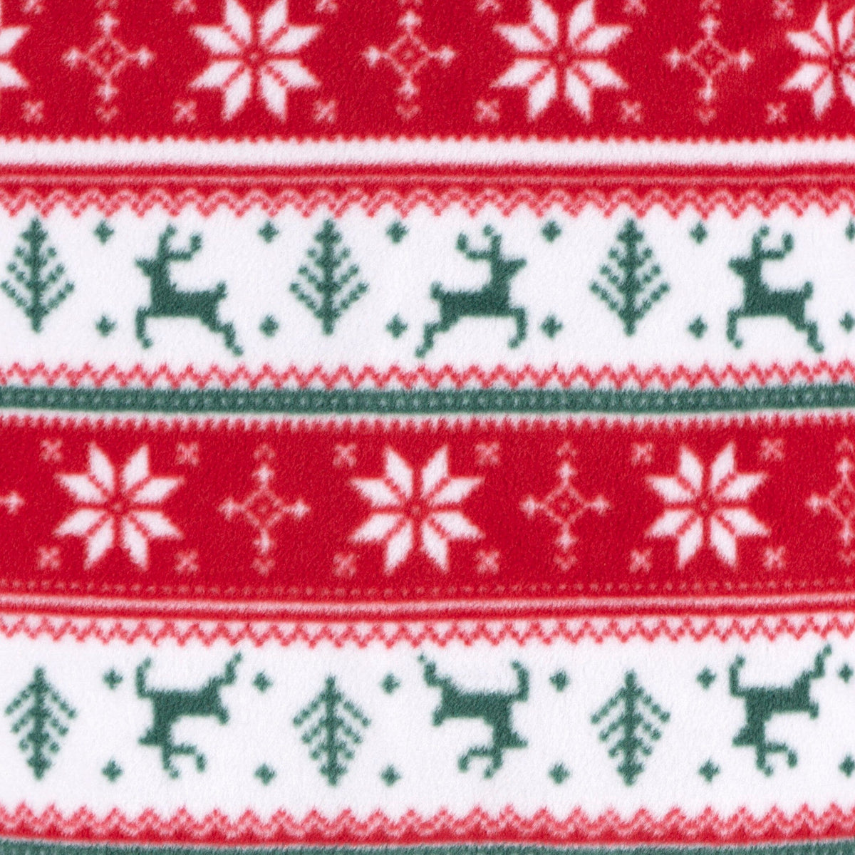 2-Pack Baby & Toddler Neutral Deer Fairisle Fleece Pajamas