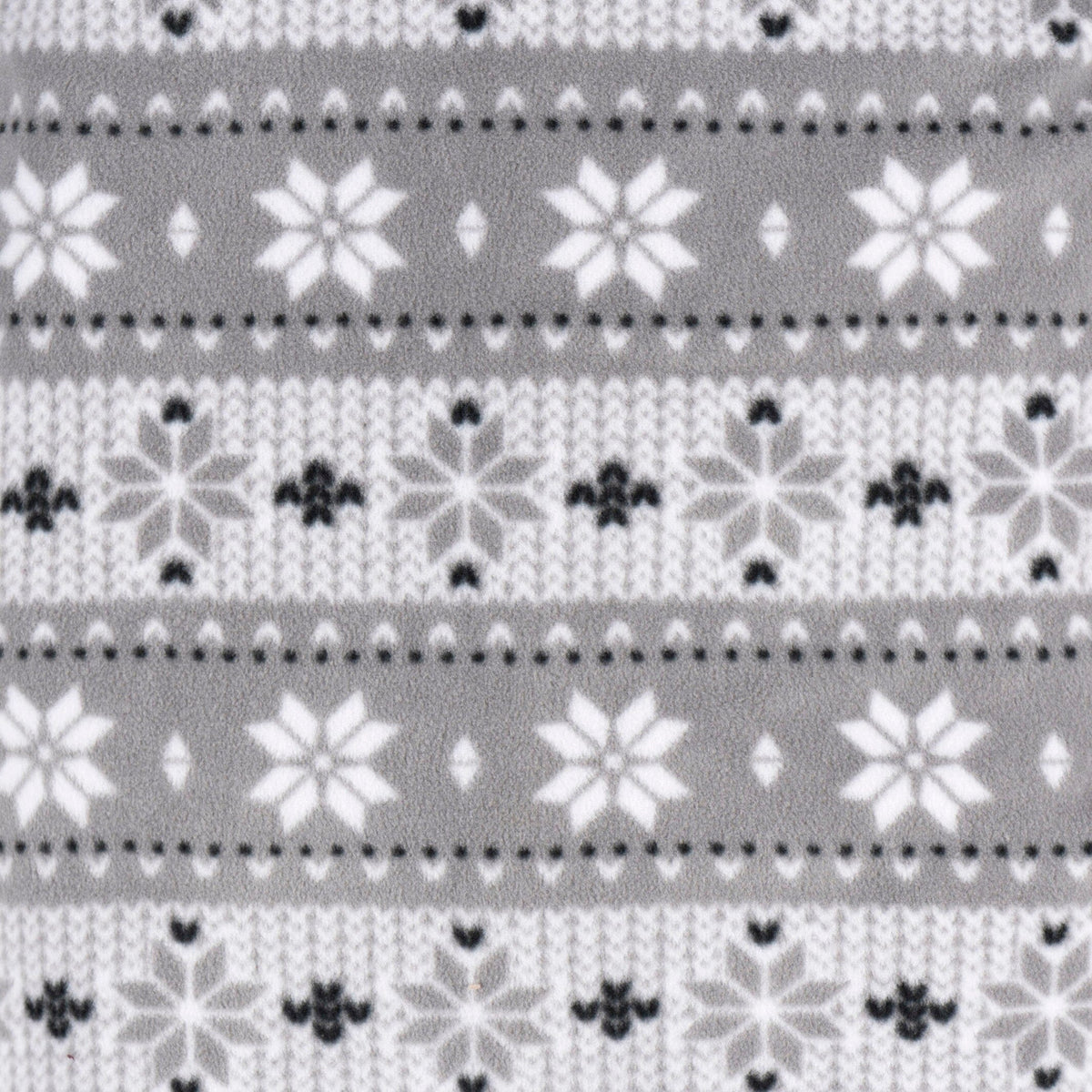 2-Pack Baby & Toddler Neutral Grey Fairisle Fleece Pajamas