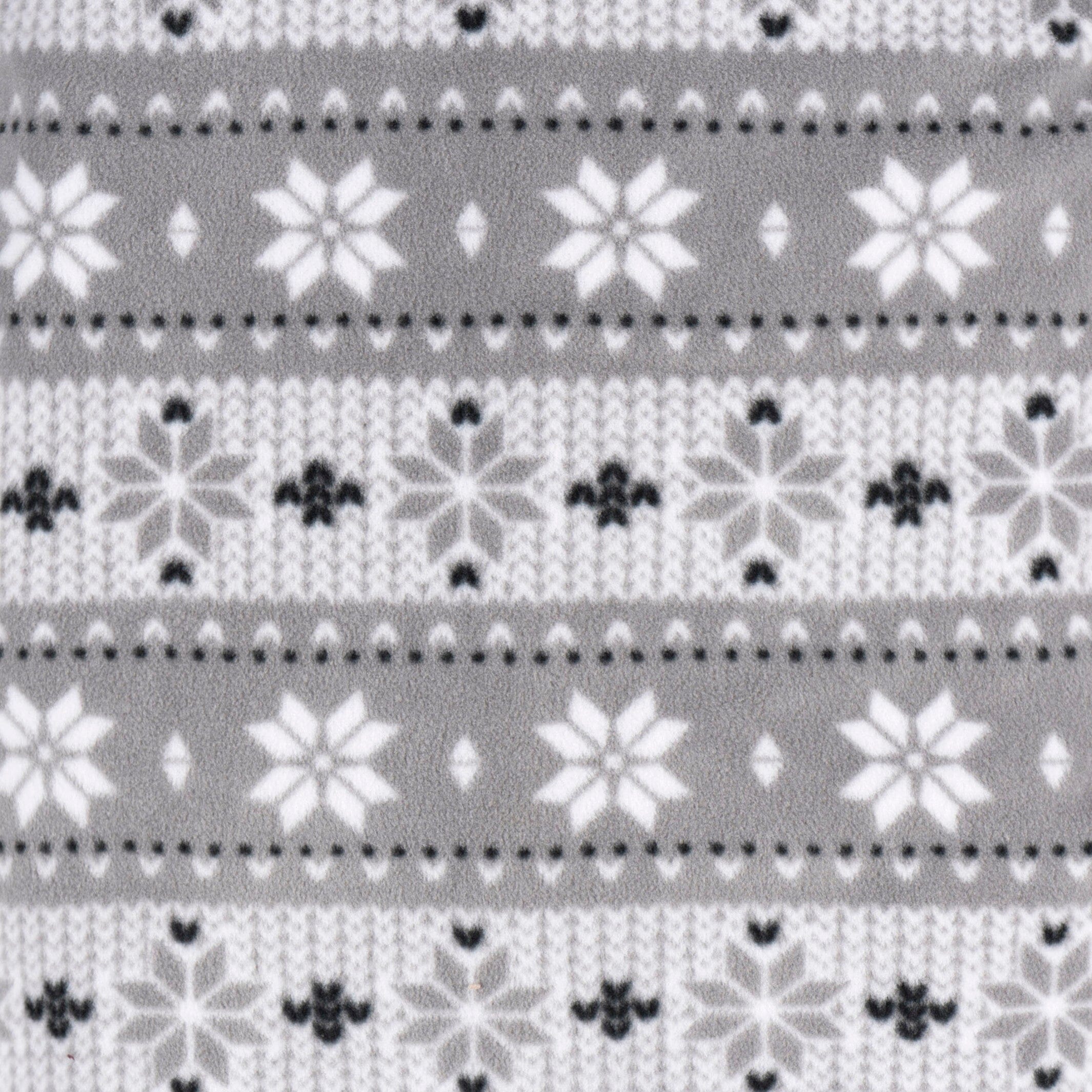 2-Pack Baby & Toddler Neutral Grey Fairisle Fleece Pajamas
