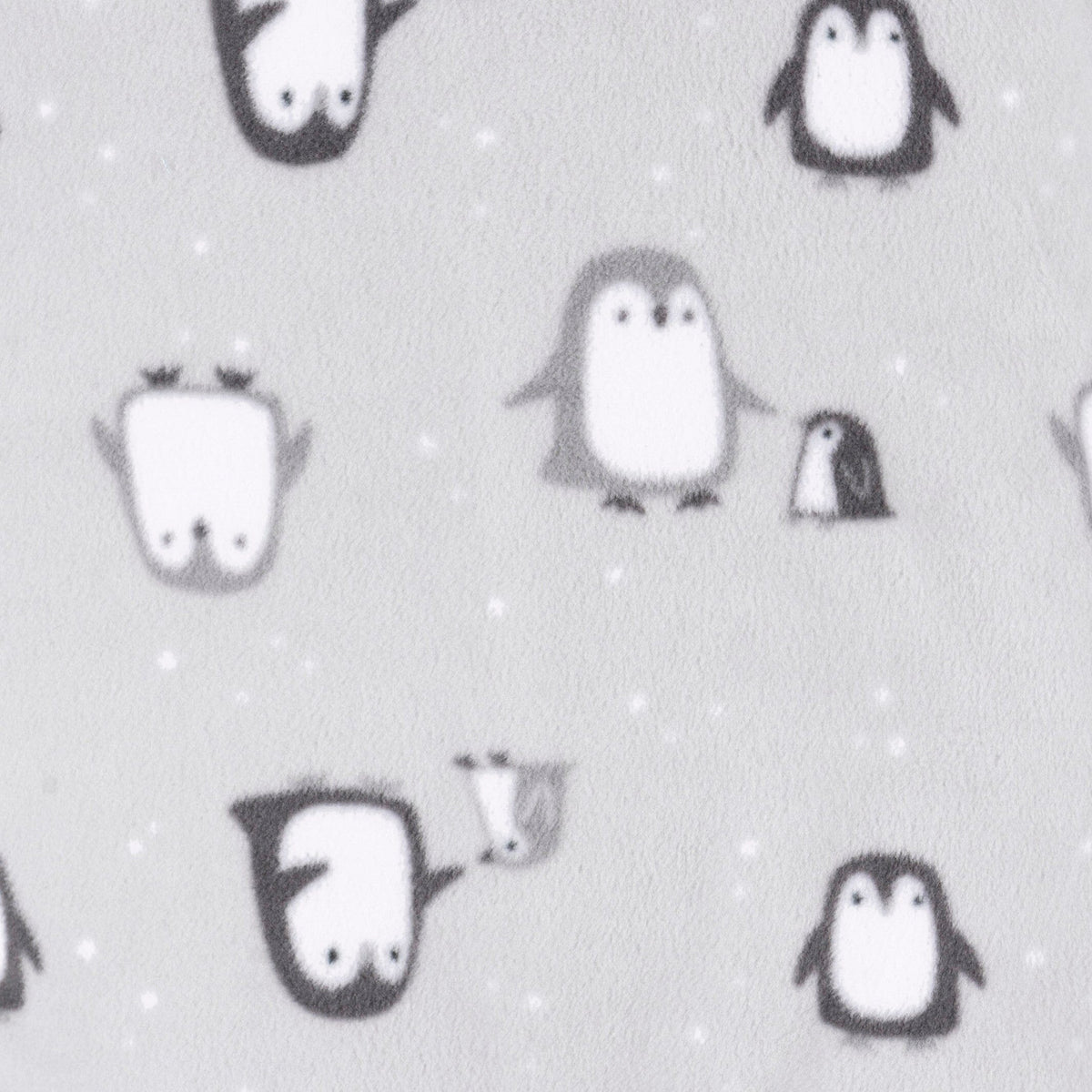 2-Pack Baby & Toddler Neutral Grey Snowmen Fleece Pajamas