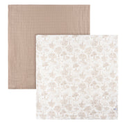 2-Pack Baby Neutral Tan Swaddle Blanket Blankets Gerber® 