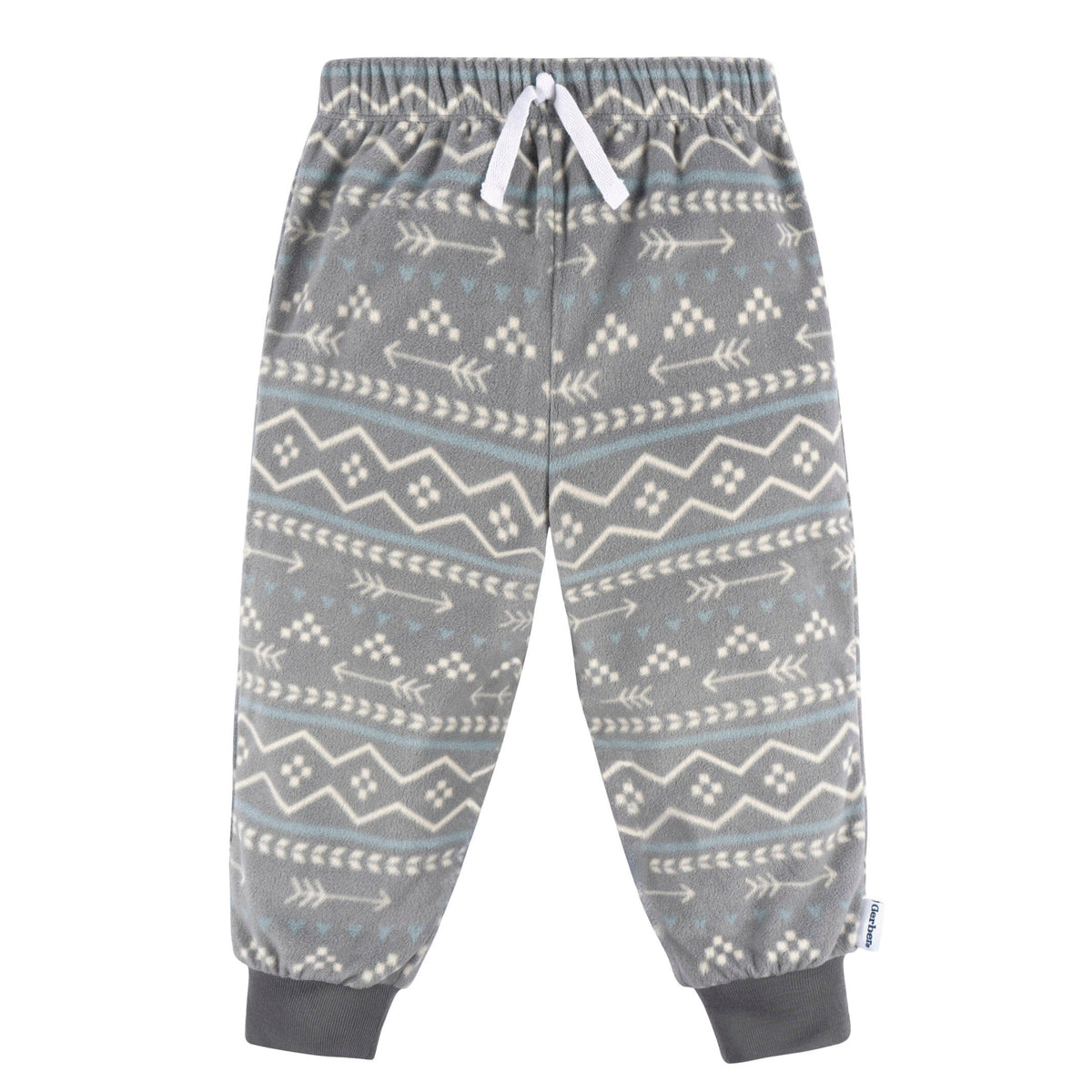 2-Piece Infant & Toddler Boys Fairisle Fleece Pajamas