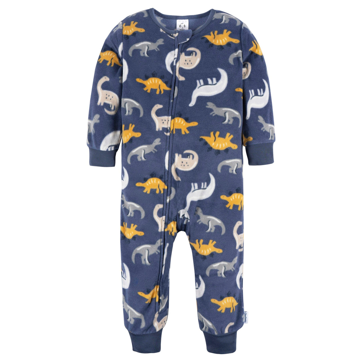 3-Pack Infant & Toddler Boys Dogs/Dinos Footless Fleece Pajamas