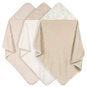 3-Piece Baby Neutral Tan Hooded Towel Bath Gerber® 
