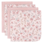 4-Pack Baby Girls Pink Cotton Flannel Blanket Blankets Gerber® 