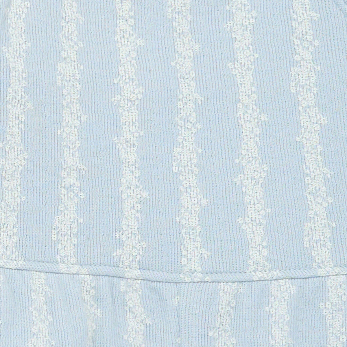 Baby & Toddler Girls Light Blue Mini Flower Stripe Ruffle Romper rompers Modern Moments™ by Gerber® 