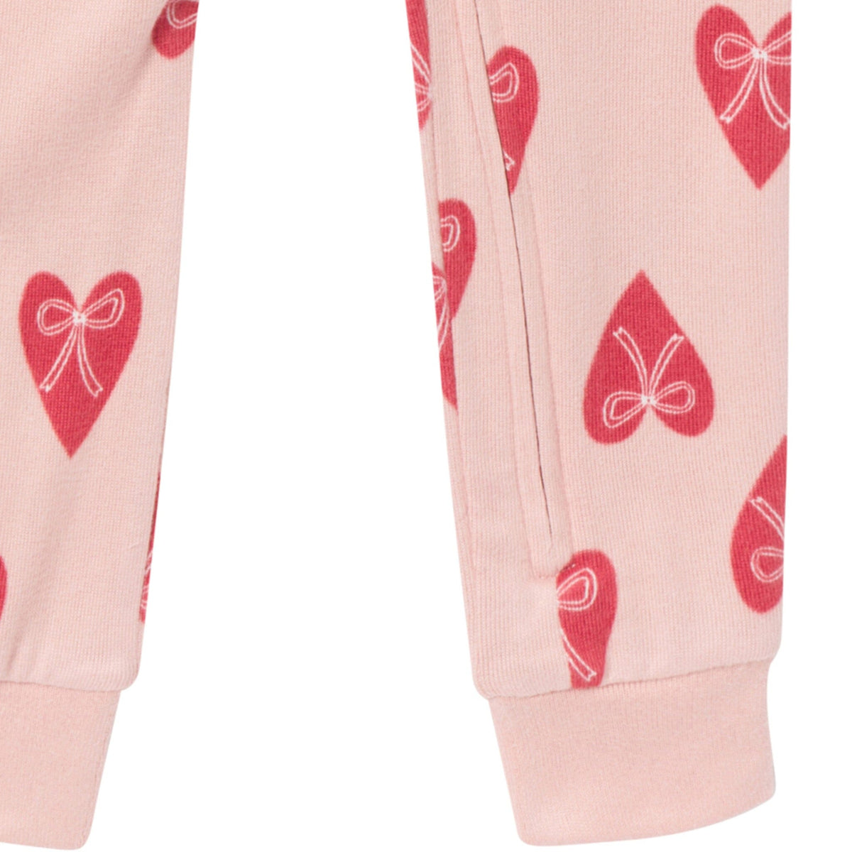 Baby & Toddler Girls Pink Hearts Tight Fitting Footless Pajamas sleepwear Modern Moments™ by Gerber® 