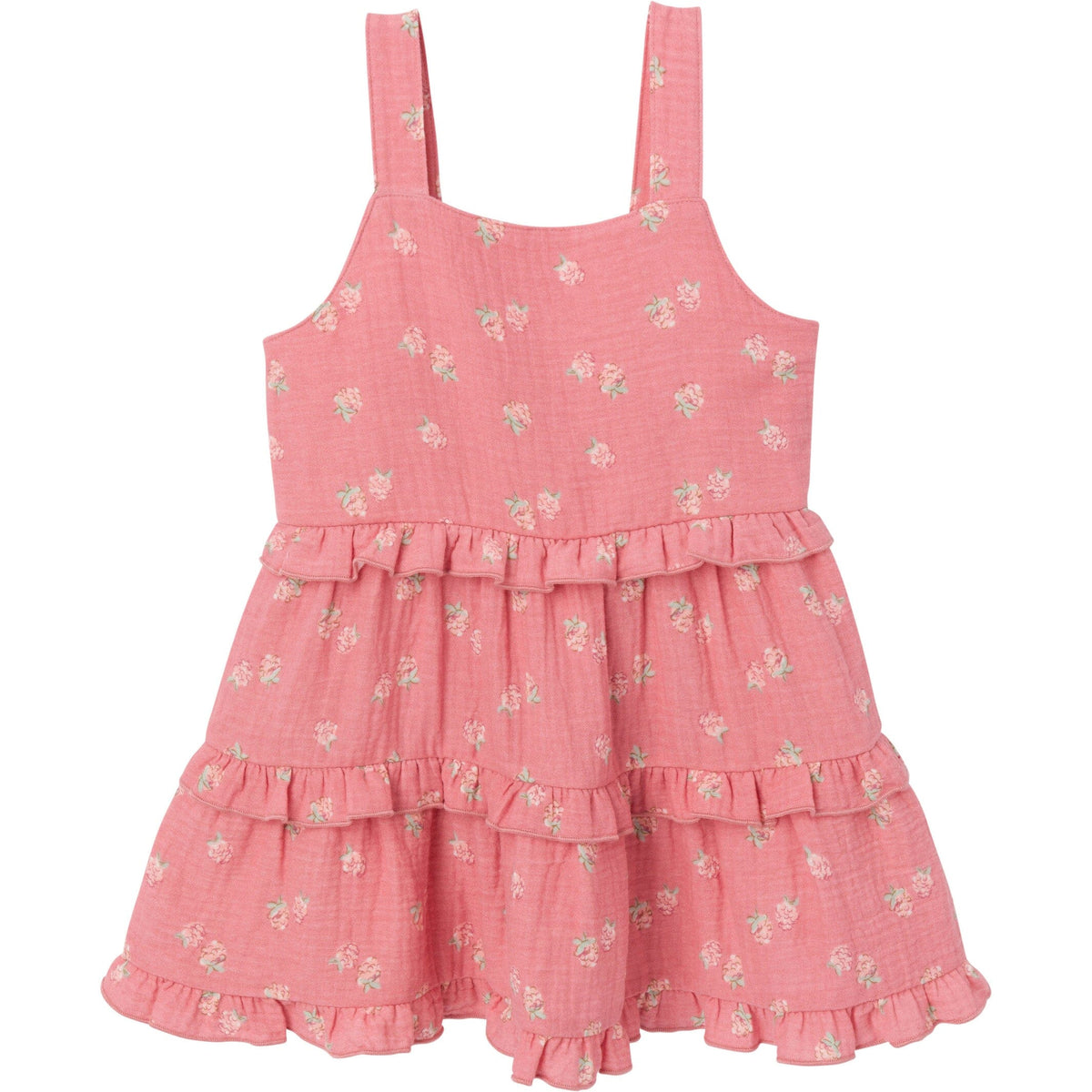 Baby and Toddler Girls Pink Raspberries Dress
