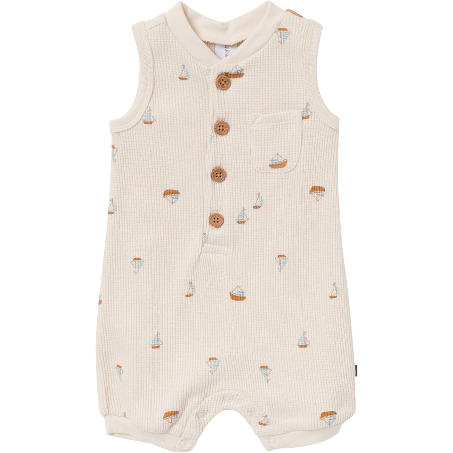 Baby Boy Sailboat Romper