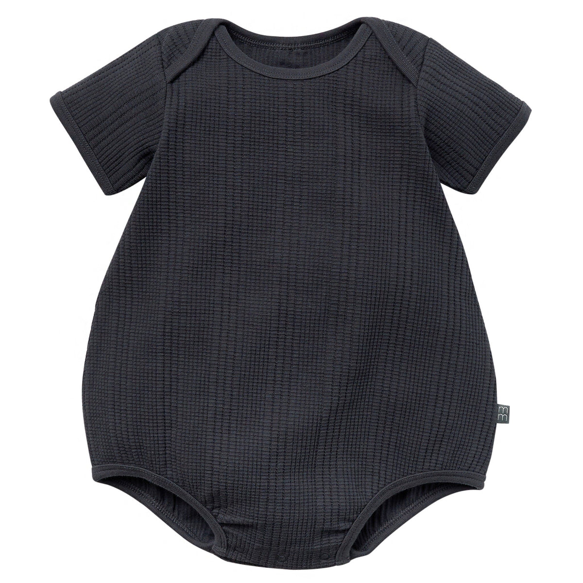 Baby Boys Dk Grey Dumpling Romper Rompers Modern Moments™ by Gerber® 