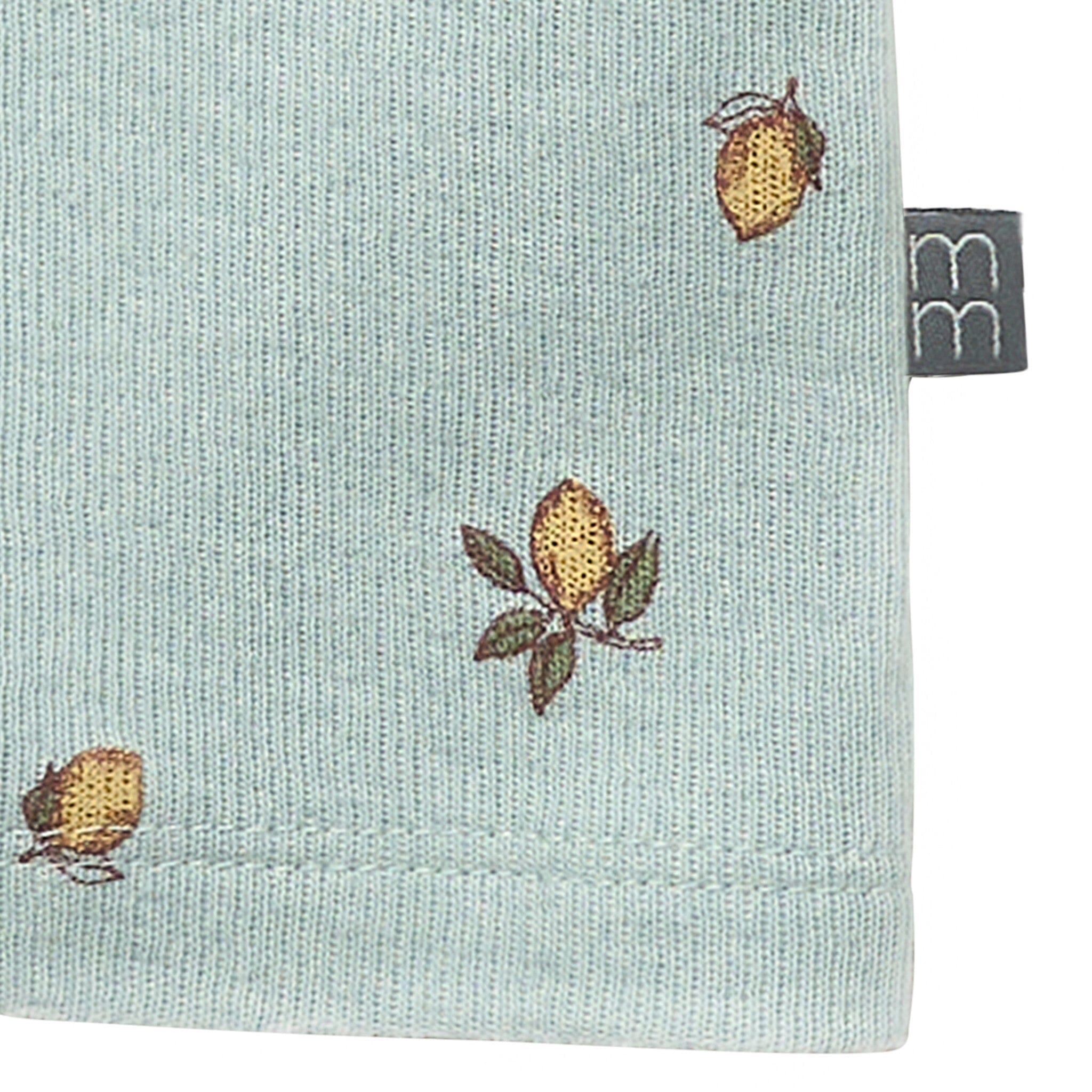 Baby Boys Lt Sky Lemon Henley Drop Shoulder Top Tops Modern Moments™ by Gerber® 