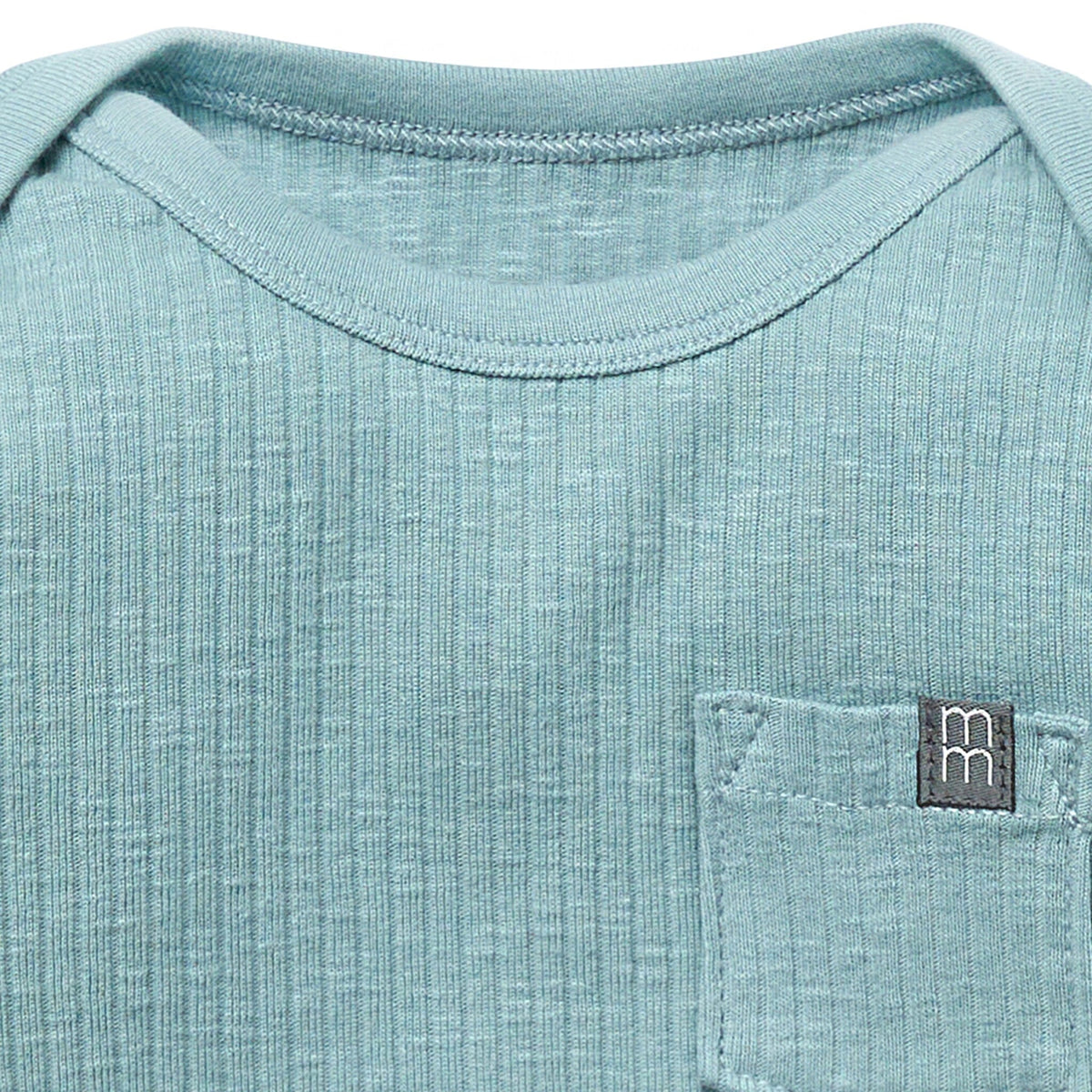 Baby Boys Md Teal Long Sleeve Bodysuit Tops Modern Moments™ by Gerber® 