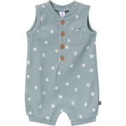 Baby Boys Medium Teal Starfish Sleeveless Romper rompers Modern Moments™ by Gerber® 