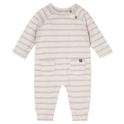 Baby Boys Oatmeal Heather Raglan Sleeve & Long Leg Romper Rompers Modern Moments™ by Gerber® 