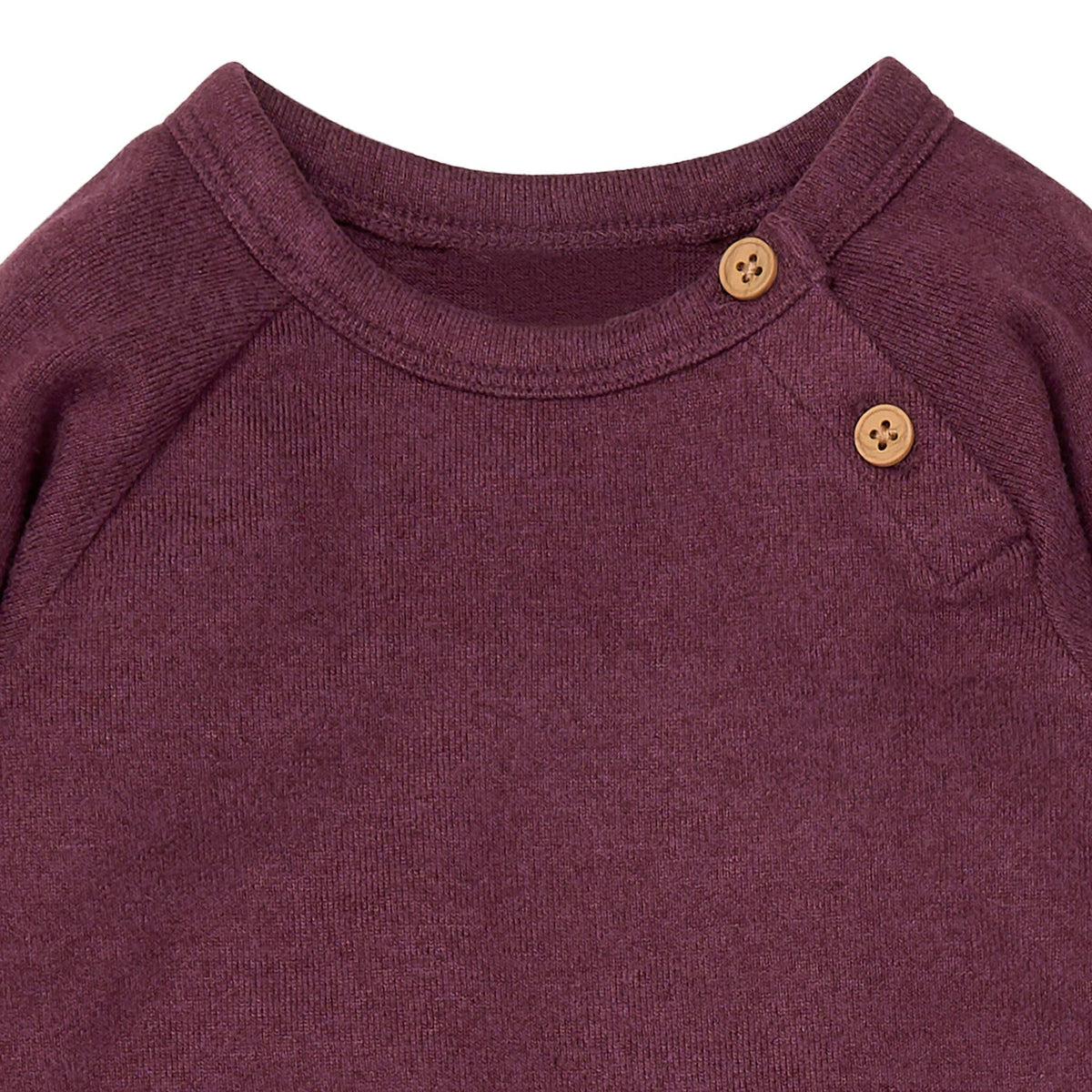 Baby Boys Purple Heather Raglan Sleeve & Long Leg Romper Rompers Modern Moments™ by Gerber® 